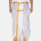 Sethukrishna Men White Readymade Cotton Dhoti | Swadesiicart