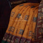 Orange Colour With Print Design Semi Chanderi Saree By Gayathri Reddy Designer Studio | Swadesiicart