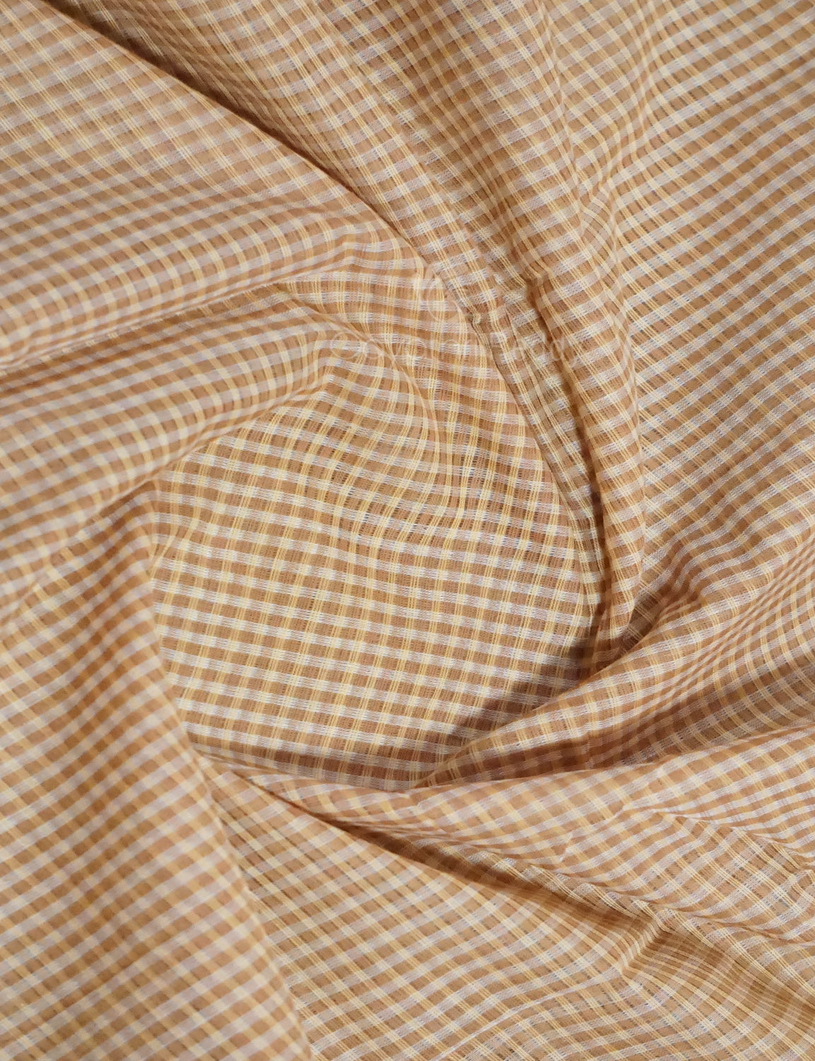Dual Shade of Beige And Sky Blue Pure Mangalgiri Cotton By Gayathri Reddy Designer Studio | Swadesiicart