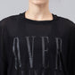 MKH Typography Printed Relaxed Fit Sheer Dri-FIT T-shirt - Swadesiicart