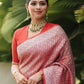 Kalini Ethnic Motifs Woven Design Zari Banarasi Saree | Swadesiicart