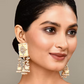New Stylish Meenakari Blue Jhumki Earring for Womens by House of Ree | Swadesiicart