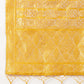 InWeave Women's Black Bandhani Teired Sharara Set W Mustard Brocade Dupatta - Swadesiicart