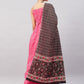 InWeave Women's Pink Bandhani Strappy Set W Black Pink Ethnic Dupatta - Swadesiicart