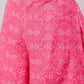 InWeave Women's Pink Bandhani Strappy Set W Black Pink Ethnic Dupatta - Swadesiicart