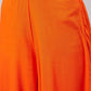 InWeave Women's Orange Gota Long Anrkali Kurta Set W Black Organza Dupatta - Swadesiicart
