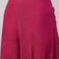 InWeave Women's Wine Solid Strappy Set With Gold Banarsi Zari Dupatta - Swadesiicart