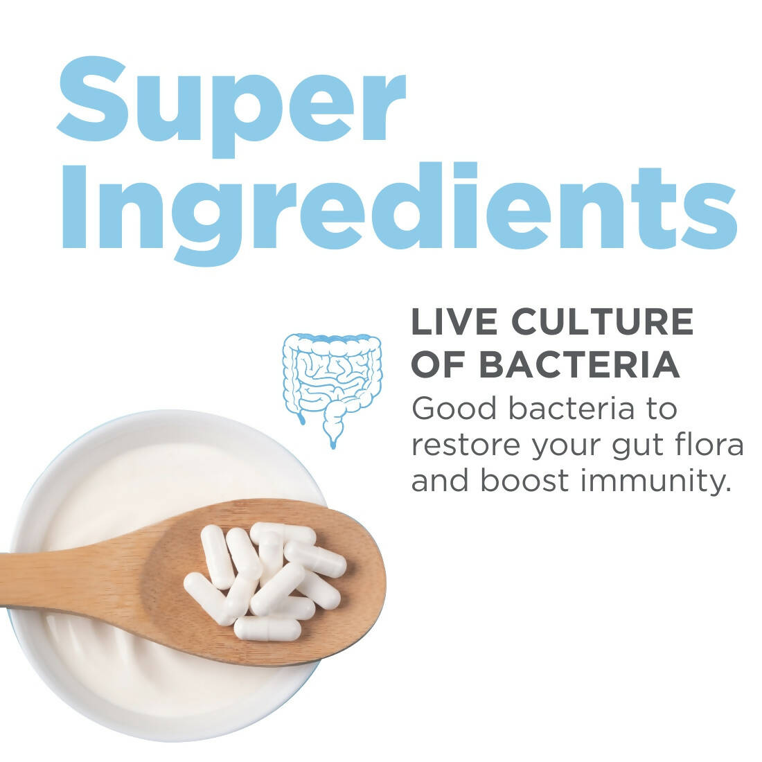 Happier Wondergut Probiotics Capsules - Swadesiicart