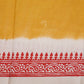 White Colored Elephant Block Print Pure Mulmul Cotton By Gayathri Reddy Designer Studio | Swadesiicart
