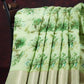 Shades of Light Parrot Green Colour Floral Design Semi Chanderi Saree By Gayathri Reddy Designer Studio | Swadesiicart