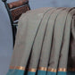 Dual Shade of Olive Grey And Dry Mehendi Pure Mangalgiri Cotton By Gayathri Reddy Designer Studio | Swadesiicart