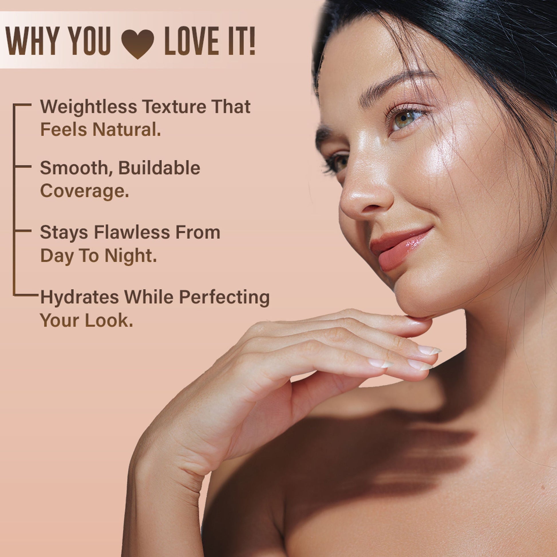 Matt Look Base Master Ultra Smooth Foundation - Light - Swadesiicart