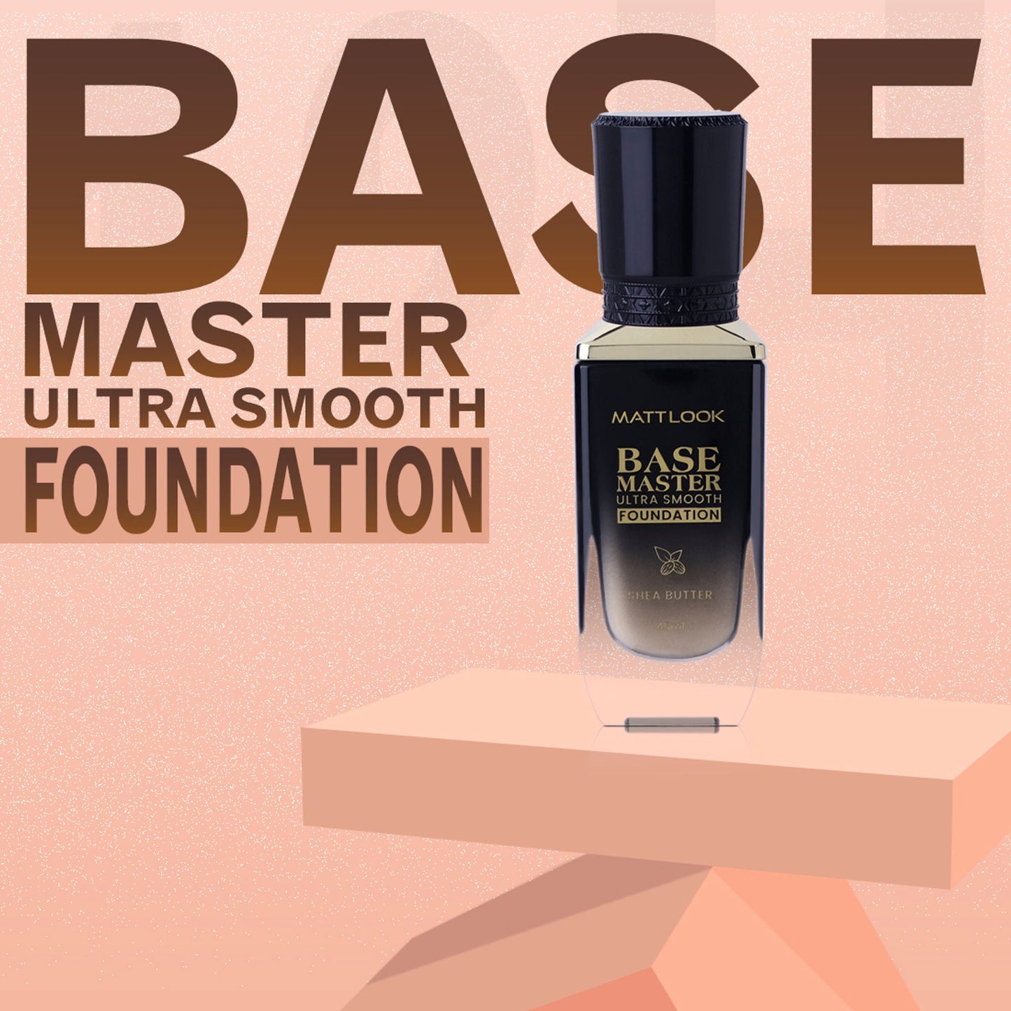 Matt Look Base Master Ultra Smooth Foundation - Natural - Swadesiicart