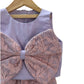ArthLife Lavender And Pink Bow Co-Ord Set - Swadesiicart