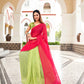 Tikhi Imli Georgette Half and Half Saree | Swadesiicart