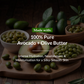 Lotus Botanicals 100% Pure Avocado & Olive Butter HydraMelt Body Cream | Swadesiicart