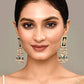 New Stylish Meenakari Dark Green Jhumki Earring for Womens by House of Ree | Swadesiicart