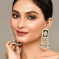 New Stylish Meenakari Dark Green Jhumki Earring for Womens by House of Ree | Swadesiicart