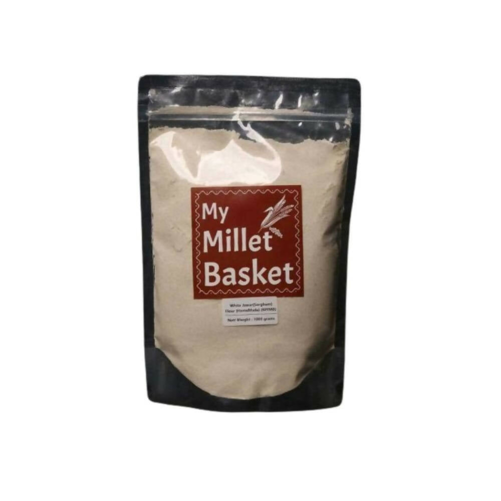 My Millet Basket White Jowar (Sorghum) Flour (HomeMade) | Swadesiicart