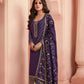 Anaita Royal Blue Dola Jacquard Silk Sequin Embroidered Salwar Suit