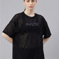 MKH Typography Printed Relaxed Fit Dri-FIT T-shirt - Swadesiicart