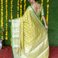 Jyoti Fashion Women's Green Soft Handloom Silk Zari Woven Saree with Blouse | Swadesiicart