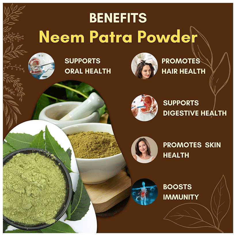 Jaived Ayurveda Neem Patra Powder | Swadesiicart