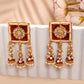 New Stylish Meenakari Red Jhumki Earring for Womens by House of Ree | Swadesiicart