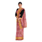 Exclusive Collection 100% Pure Cotton Mauve Tant Saree With Hand Weaving Work - Swadesiicart