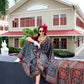 Anaita Teal Green Ajrakh Printed Pure Satin Silk Saree With Blouse