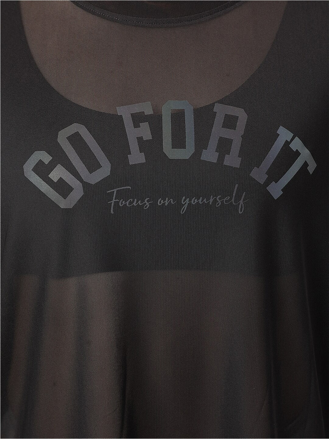 MKH Typography Printed Drop Shoulder Sleeves Dri-FIT Sports T-Shirt - Swadesiicart