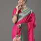 Mitera Floral Woven Design Zari Banarasi Saree | Swadesiicart