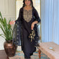 The52 Women Embroidery Work with Viscose Fabric Straight Kurta, Pant and Dupatta Set - Swadesiicart