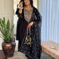The52 Women Embroidery Work with Viscose Fabric Straight Kurta, Pant and Dupatta Set - Swadesiicart