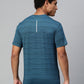 Alcis Striped Anti Static Slim Fit T-shirt | Swadesiicart