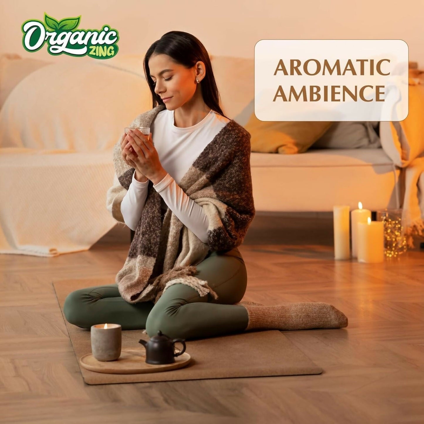Organic Zing Pine Aroma & Diffuser Oil for Festive Season - Swadesiicart