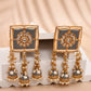 New Stylish Meenakari Grey Jhumki Earring for Womens by House of Ree | Swadesiicart