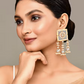 New Stylish Meenakari Grey Jhumki Earring for Womens by House of Ree | Swadesiicart