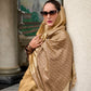 Anaita Chiku Designer Weaving Pure Tissue Saree With Blouse