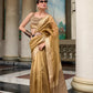 Anaita Chiku Designer Weaving Pure Tissue Saree With Blouse