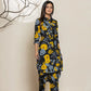 Yufta Black Cotton Co-Ord Set - Swadesiicart