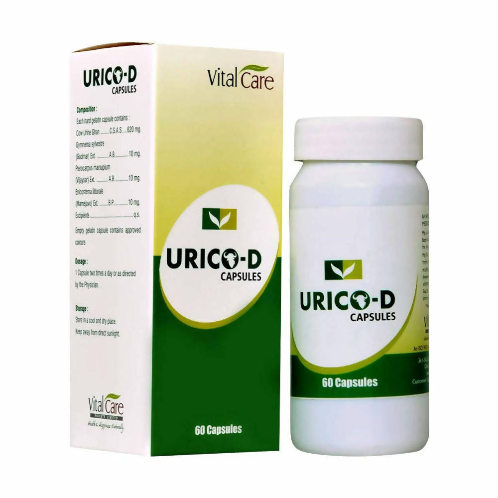 Vital Care Urico -D Capsule 60 Capsules | Swadesiicart