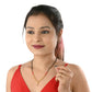 AanyaCentric Gold-Polished Mangalsutra & Ring Set