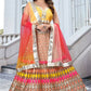 Jyoti Fashion Multicolor Mirror & Sequence Embroidery Butterfly Net Lehenga Choli with Dupatta | Swadesiicart
