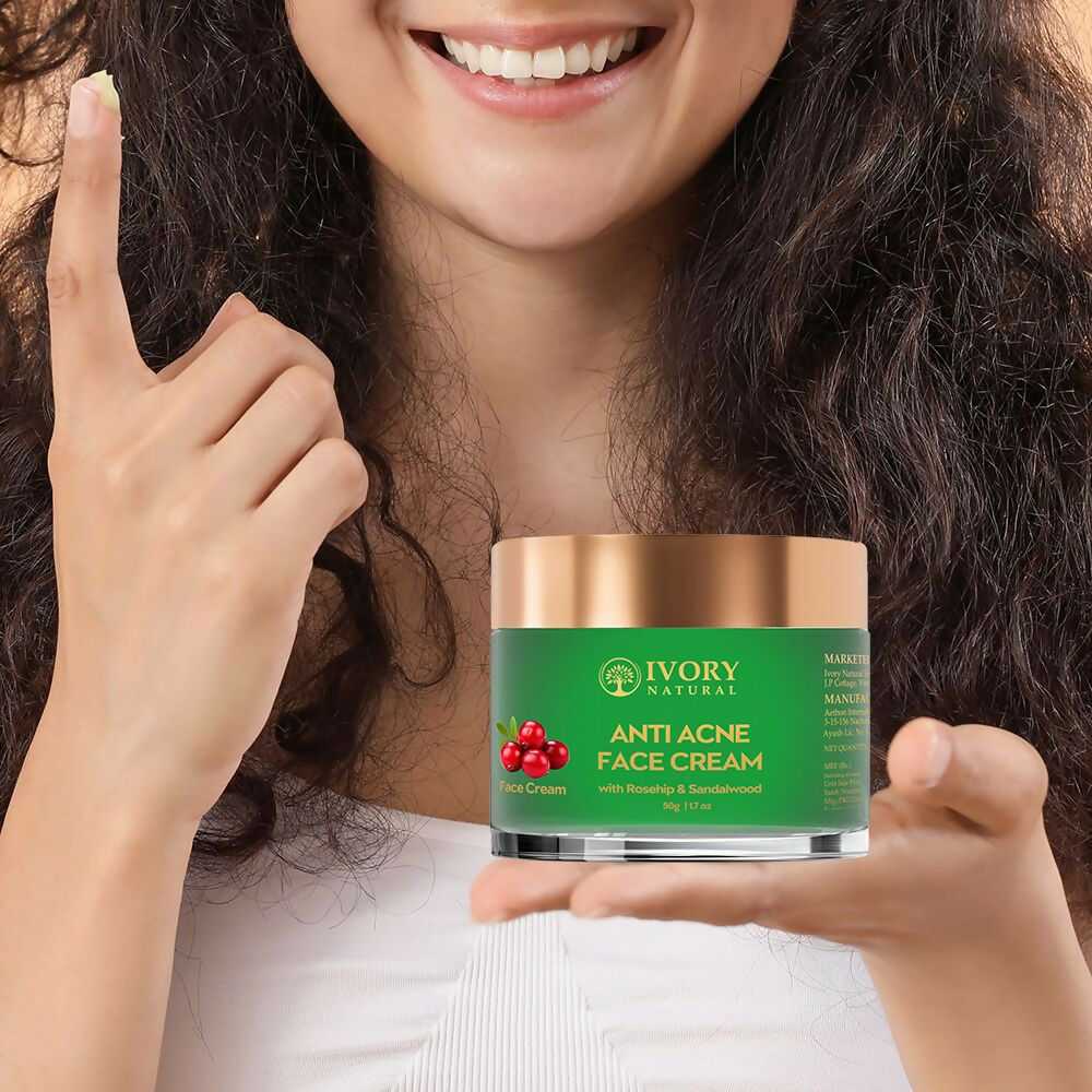 Ivory Natural Acne Face Cream For Acne Free Face | Swadesiicart