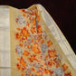 Light Beige Colour Floral Design Semi Chanderi Saree By Gayathri Reddy Designer Studio | Swadesiicart