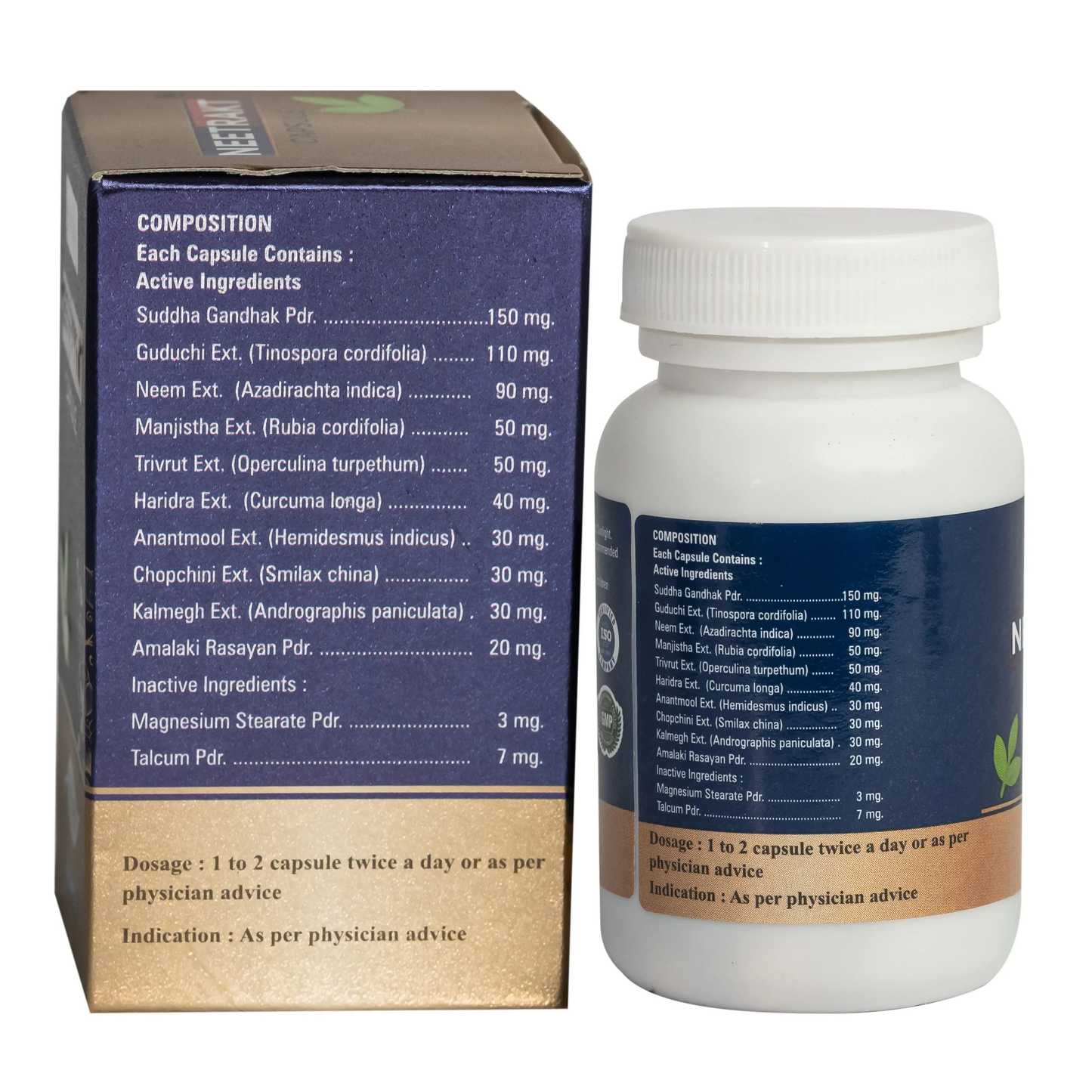 Rajasthan Herbals Neetrakt Capsules | Swadesiicart