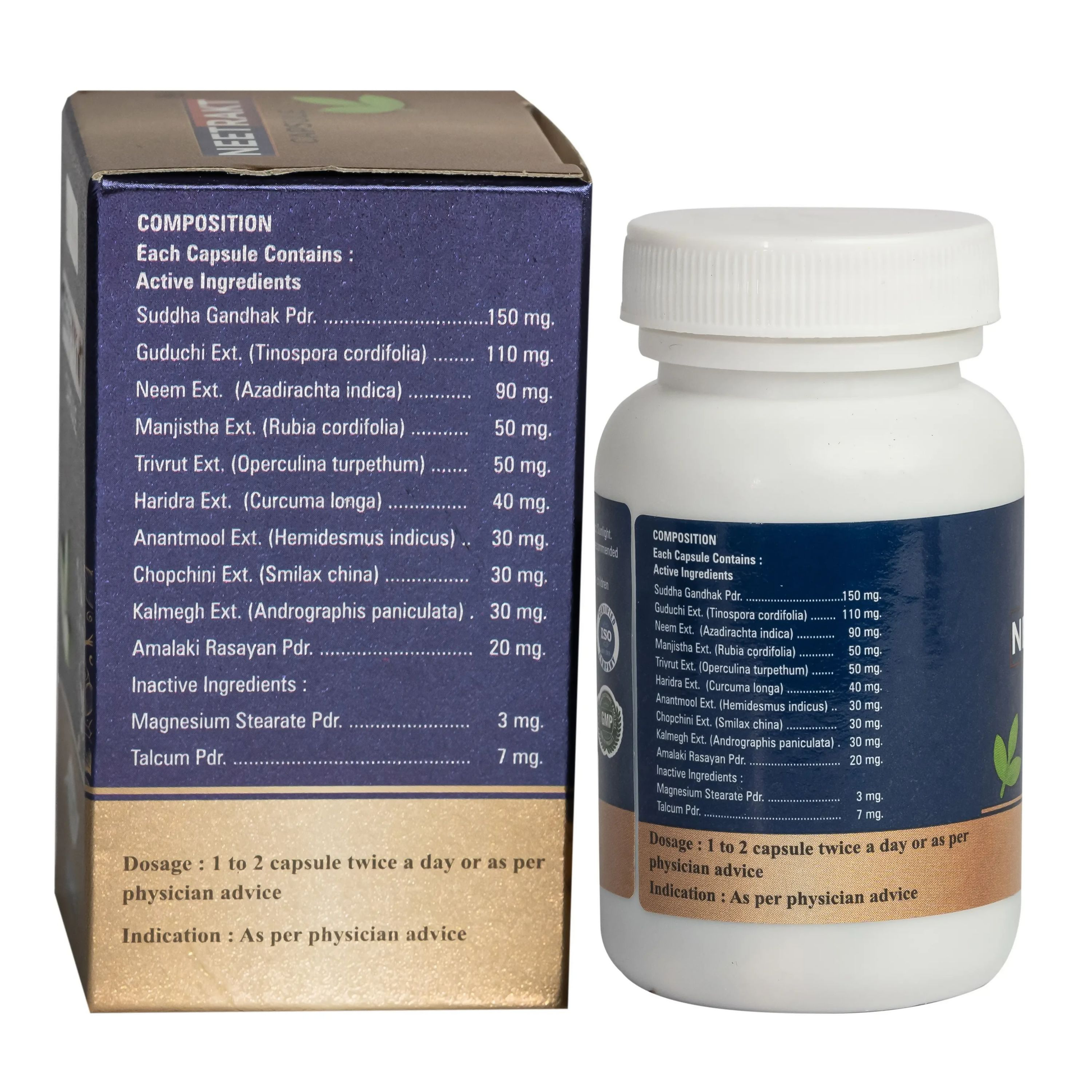 Rajasthan Herbals Neetrakt Capsules | Swadesiicart