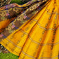 Exclusive Collection 100% Pure Cotton Golden Yellow Tant Saree With Hand Weaving Work - Swadesiicart