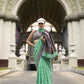 Anaita Green Designer Weaving Soft Linen Saree With Blouse